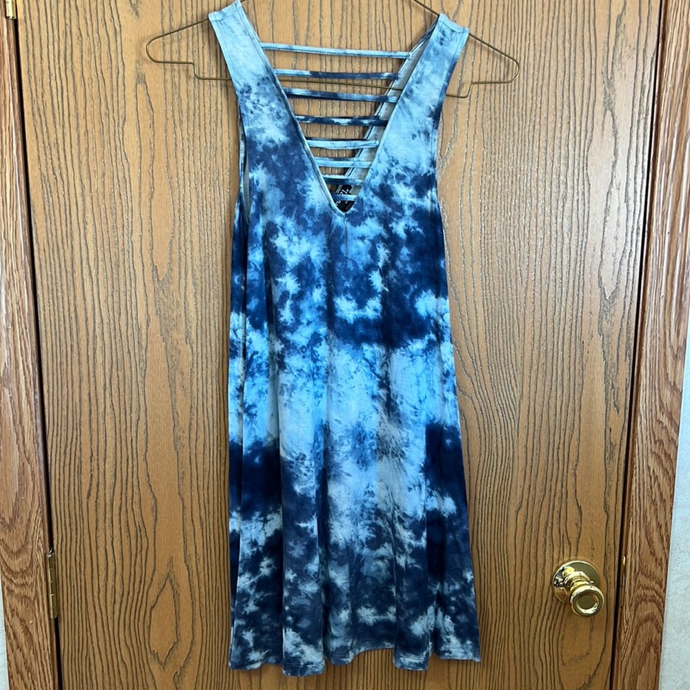 Blue tie dye Rue 21 XS dress